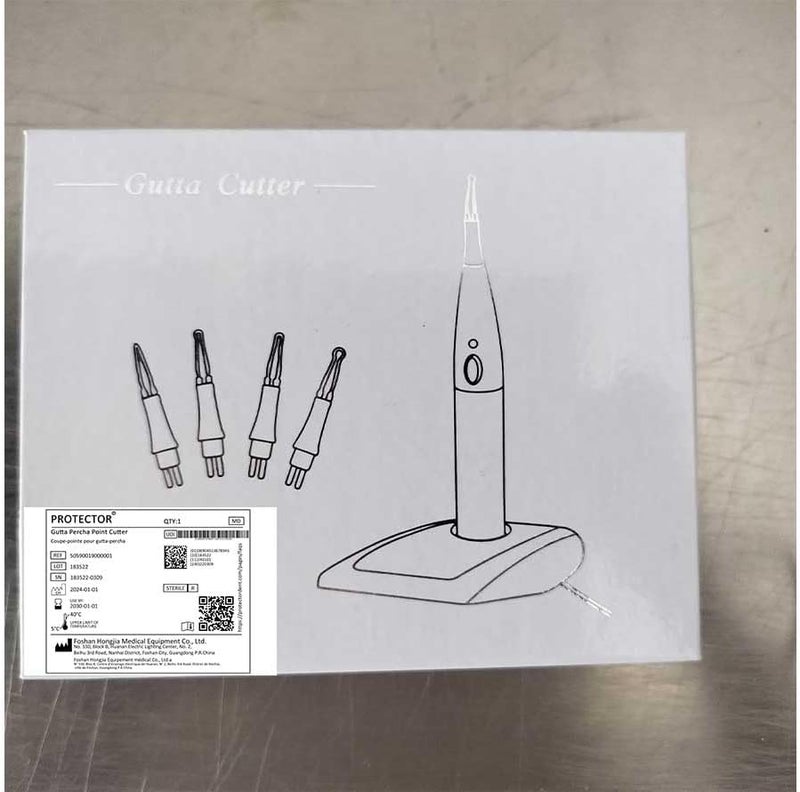 Protector Gutta Percha Point Cutter with 4 Tips, Dental Tooth Gum Endo Obturation System with Heated Pen, Dentist Breaker Cutter Tools - Image 2